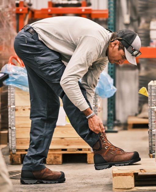 Men's Camden 6 Waterproof Boot INT MET (Carbon Toe)  |  Leather Brown/Black - Image 9