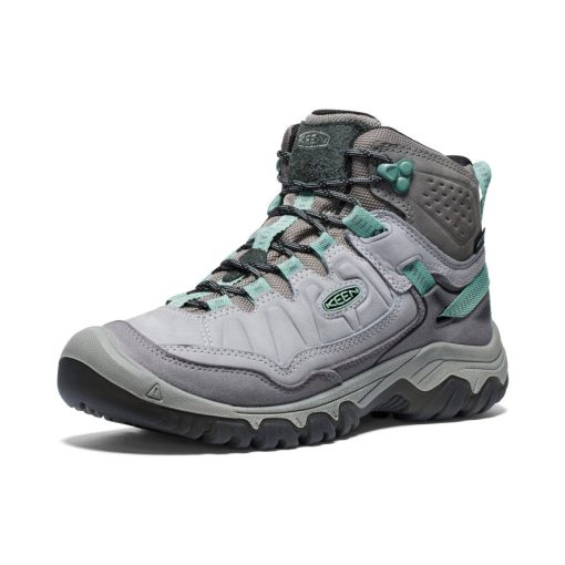Women's Targhee IV Waterproof Hiking Boot  |  Alloy/Granite Green - Image 3